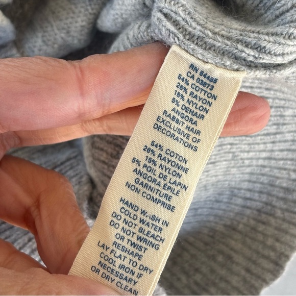 Gray Floral Embroidered Cardigan - Picture 7 of 7